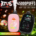 ATVS Smart Touch Screen 45000 PUFFS – 38 ml, 750 mAh Baterija & Dotikovni Zaslon - slika 9