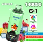 Airmez FOX 140.000 potegov 6 v 1 | E-cigareta za enkratno uporabo nove generacije - slika 5