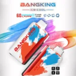 Bang King 60000 Puffs ledeno hladni polnilni enkratni vape z 60.000 Puffs Quad Mesh tuljavo