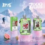 ATVS WARSHIP 7000 PUFFS: 7000 Puff Disposable Vape with Mesh Coil - slika 3