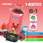 Airmez FOX 140.000 potegov 6 v 1 | E-cigareta za enkratno uporabo nove generacije - slika 8