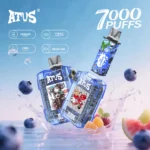 ATVS WARSHIP 7000 PUFFS: 7000 Puff Disposable Vape with Mesh Coil - slika 5