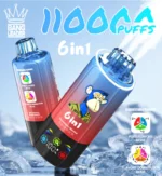 Bang Leader 110000 Puffs 6-v-1 enkratni vape | Maksimalni okus, trojna mrežasta tuljava, polnilno | z LED zaslonom