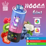 Bang Leader 110000 Puffs 6-v-1 enkratni vape | Maksimalni okus, trojna mrežasta tuljava, polnilno | z LED zaslonom - slika 8