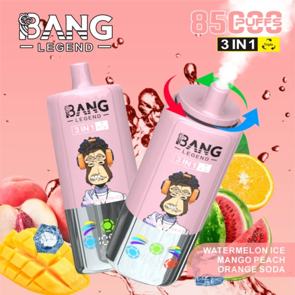 Bang Legend 85000 Puffs 3 v 1 – inovativna naprava, ki izboljša vašo izkušnjo vapinga