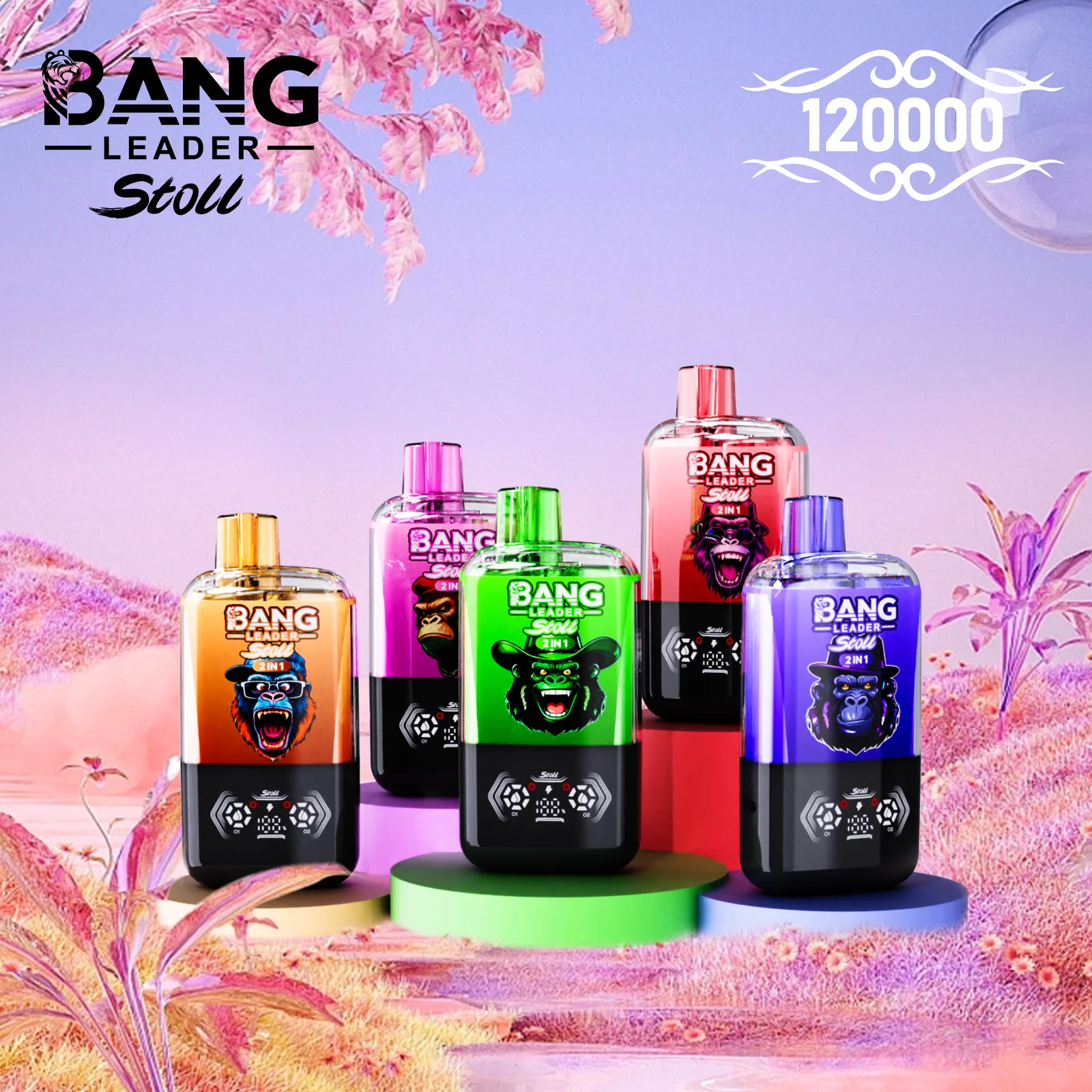 243.webp Bang Leader Stoll 120k Puffs Double Flavor Vape | Dolgotrajna uporaba in izpolnjujoča izkušnja vejpanja - slika 1