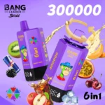Bang Leader Stoll 300000 Puffs Vape – 6-v-1 aromatični sistem Ultra High Capacity Mesh Coil Type-C Charging OEM/ODM združljiv - slika 4