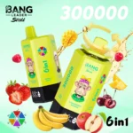Bang Leader Stoll 300000 Puffs Vape – 6-v-1 aromatični sistem Ultra High Capacity Mesh Coil Type-C Charging OEM/ODM združljiv - slika 11