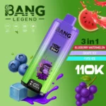 Bang Legend 110K Puffs – visokozmogljiv in dolgotrajen vape | 110.000 vdih | 3-v-1 sistem okusov - slika 4