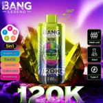 Bang Legend 120000 Puffs 5 v 1 okusi – Enkratni vape za vrhunsko izkušnjo - slika 2