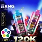 Bang Legend 120000 Puffs 5 v 1 okusi – Enkratni vape za vrhunsko izkušnjo - slika 4