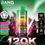 Bang Legend 120000 Puffs 5 v 1 okusi – Enkratni vape za vrhunsko izkušnjo - slika 5
