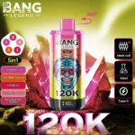 Bang Legend 120000 Puffs 5 v 1 okusi – Enkratni vape za vrhunsko izkušnjo - slika 6