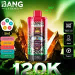 Bang Legend 120000 Puffs 5 v 1 okusi – Enkratni vape za vrhunsko izkušnjo - slika 9