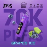 ATVS Warship 70000 Puffs: Enkratna E-Cigareta z 24ml Kapaciteto in 600 mAh Baterijo - slika 11