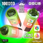 Bang Blaze 100000 Puffs 6 in 1 – polnilna elektronska cigareta za enkratno uporabo z najnovejšim LED-zaslonom