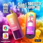 Bang Blaze 100000 Puffs 6 in 1 – polnilna elektronska cigareta za enkratno uporabo z najnovejšim LED-zaslonom - slika 3