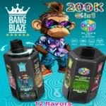 Bang Blaze 200.000 vdihov 6-v-1 enkratna elektronska cigareta | 200k mega vdihov in stikalo za izbiro različnih okusov - slika 10