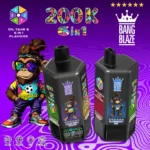 Bang Blaze 200.000 vdihov 6-v-1 enkratna elektronska cigareta | 200k mega vdihov in stikalo za izbiro različnih okusov - slika 4