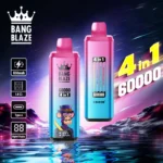 Bang Blaze 60000 Puffs 4in1|Dolgotrajen 60K Puff večkratno uporaben vape, 4 preklapljanje okusov