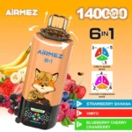 Airmez FOX 140.000 potegov 6 v 1 | E-cigareta za enkratno uporabo nove generacije - slika 2
