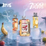 ATVS WARSHIP 7000 PUFFS: 7000 Puff Disposable Vape with Mesh Coil - slika 15