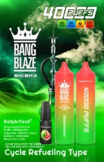 BANG BLAZE SHISHA 40000 Puffs z nizko vsebnostjo nikotina Polnilni enkratni vape (pravi izdelek) - slika 3