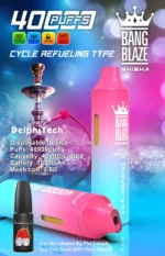 BANG BLAZE SHISHA 40000 Puffs z nizko vsebnostjo nikotina Polnilni enkratni vape (pravi izdelek) - slika 5