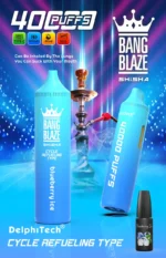 BANG BLAZE SHISHA 40000 Puffs z nizko vsebnostjo nikotina Polnilni enkratni vape (pravi izdelek) - slika 7