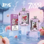 ATVS WARSHIP 7000 PUFFS: 7000 Puff Disposable Vape with Mesh Coil - slika 17