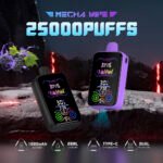 ATVS Mecha 25000 Puffs: Napredna E-Cigaretta s 1000 mAh Baterijo & 20 ml Tekočino - slika 9
