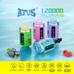 ATVS Hookah Head 120K Puffs – Ponavljivo polnilna elektronska opeka | 50ml | 2500mAh